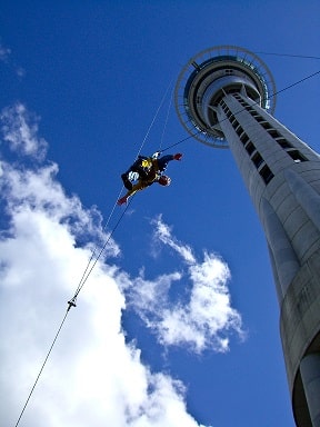 Sky Jump Sky Tower Auckland New Zealand