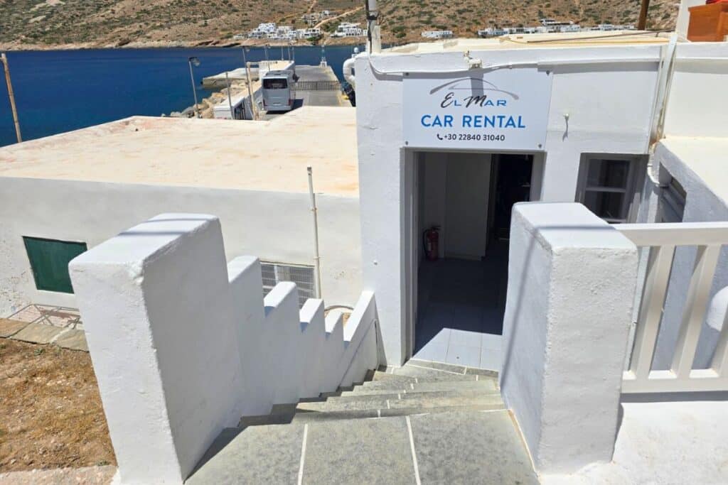 El Mar Car Rental Sifnos Greece