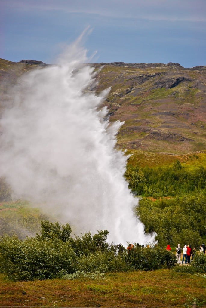 Strokkur geyser Golden Circle Iceland