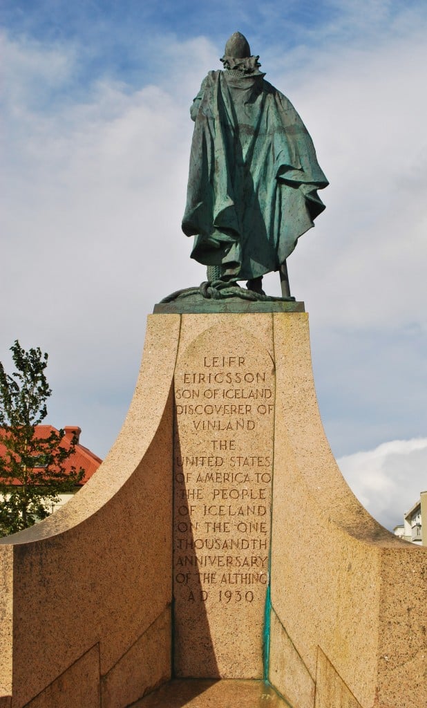 Leif Erikson Statue Reykjavik Iceland