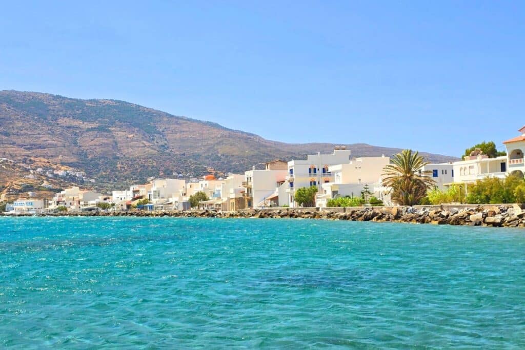 Korthi Town Andros Greece