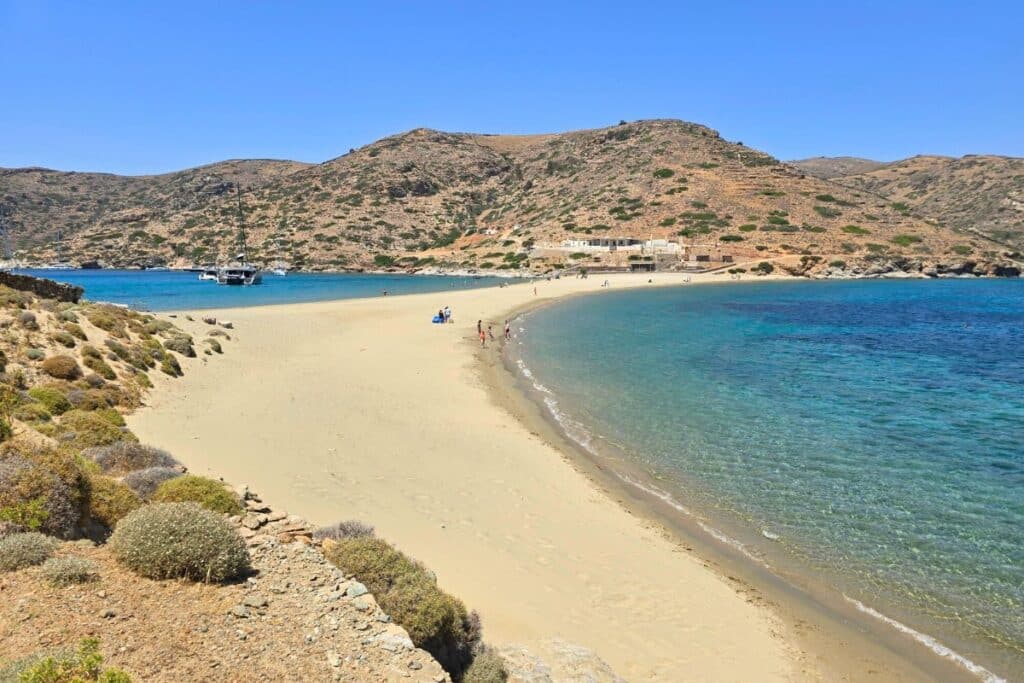 Kythnos Beaches Kolona Beach Greek Islands