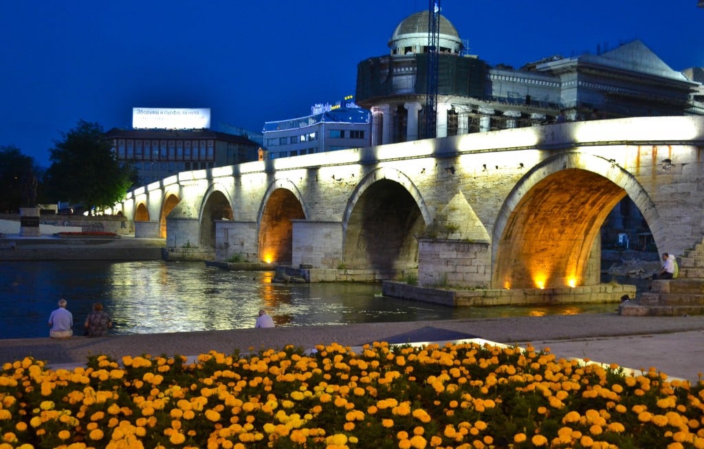 Stone Bridge Skopje Macedonia