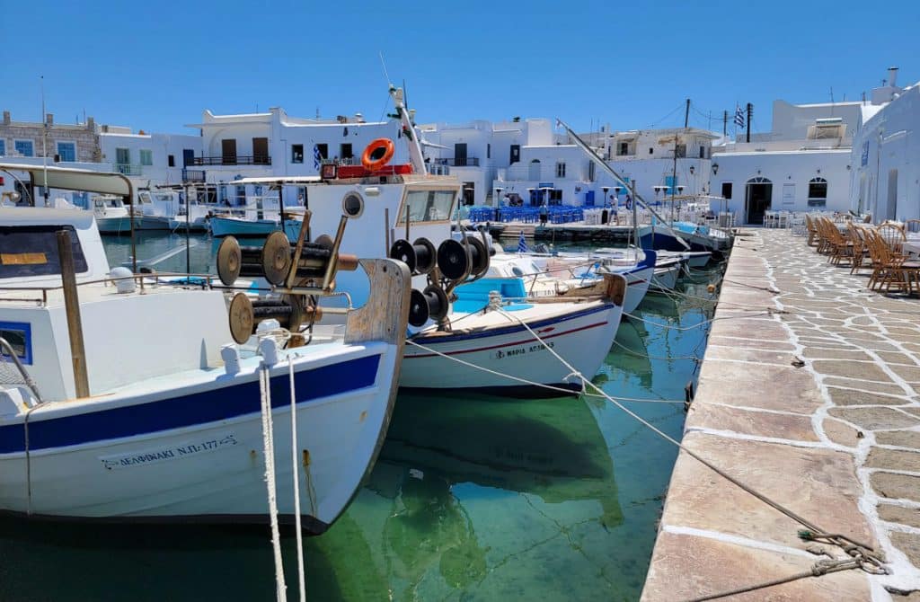 Naoussa Fishing Boats Paros Greece