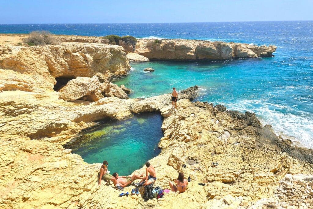 Natural Pool Koufonisia Island Greece