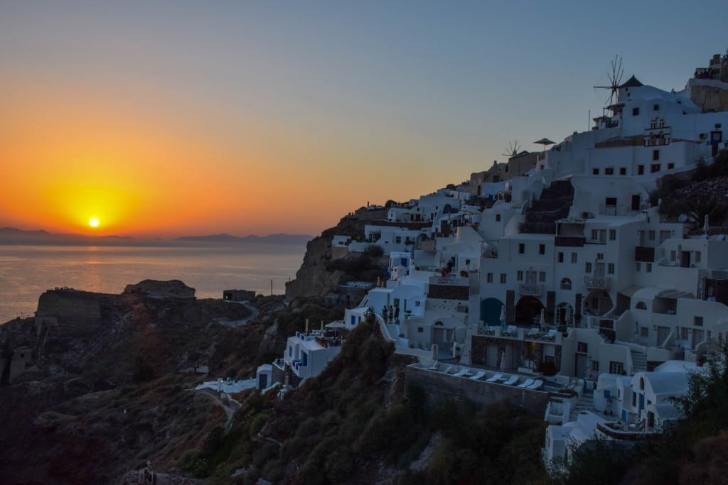 Oia Santorini Sunset Greece