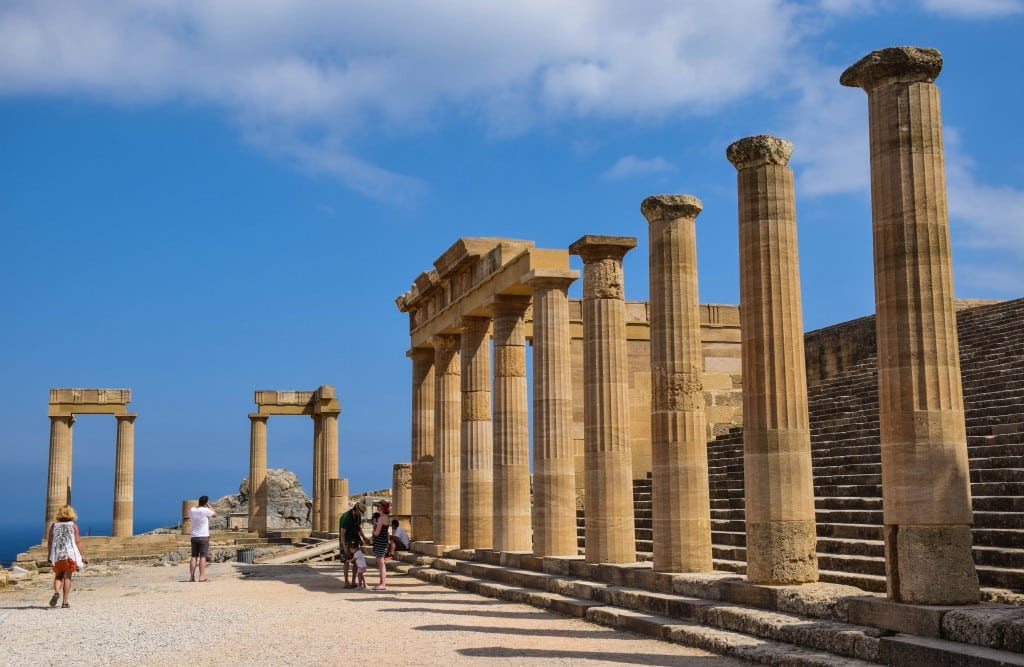 Lindos Acropolis Rhodes Greece
