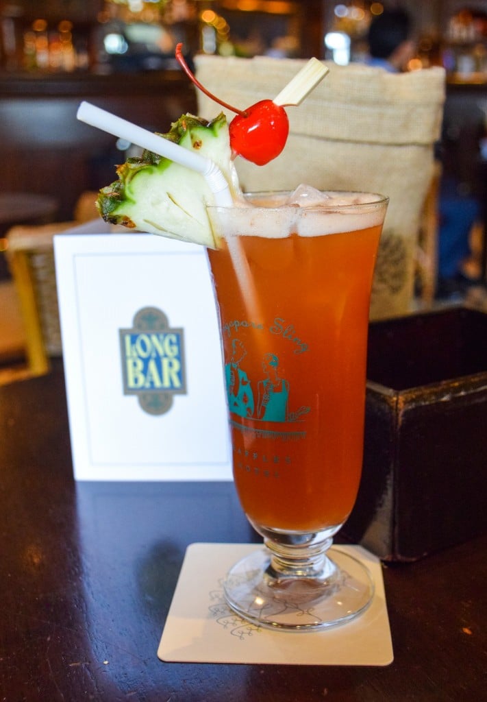Singapore Sling Long Bar Raffles Hotel
