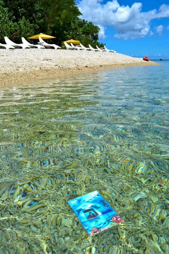 Vanuatu underwater post office post card