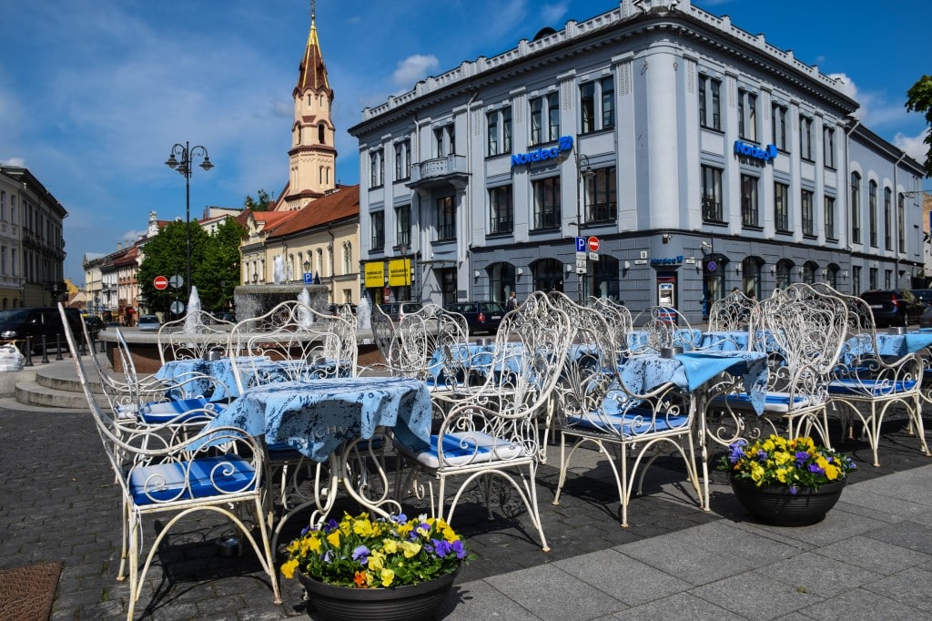 Town Hall Square Vilnius Lithuania